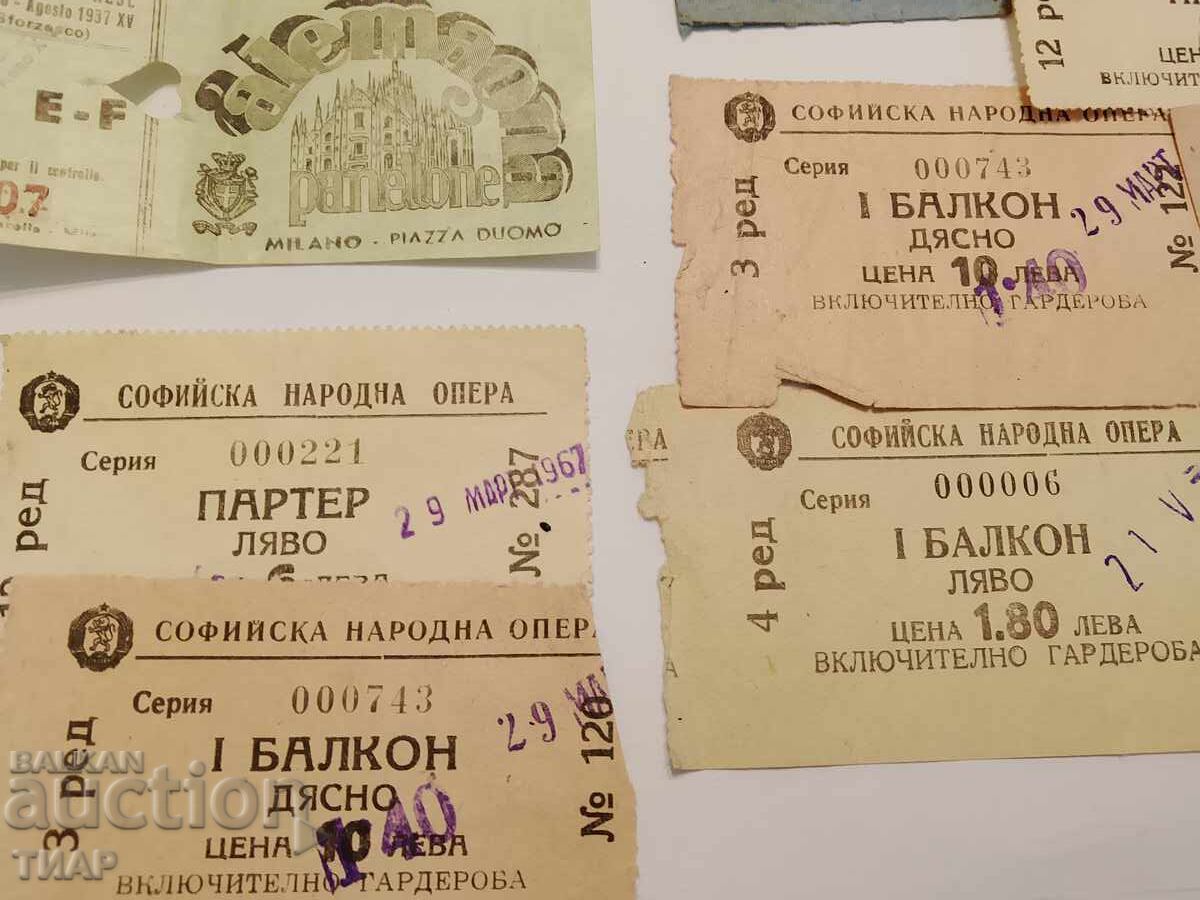Auction  Old Tickets