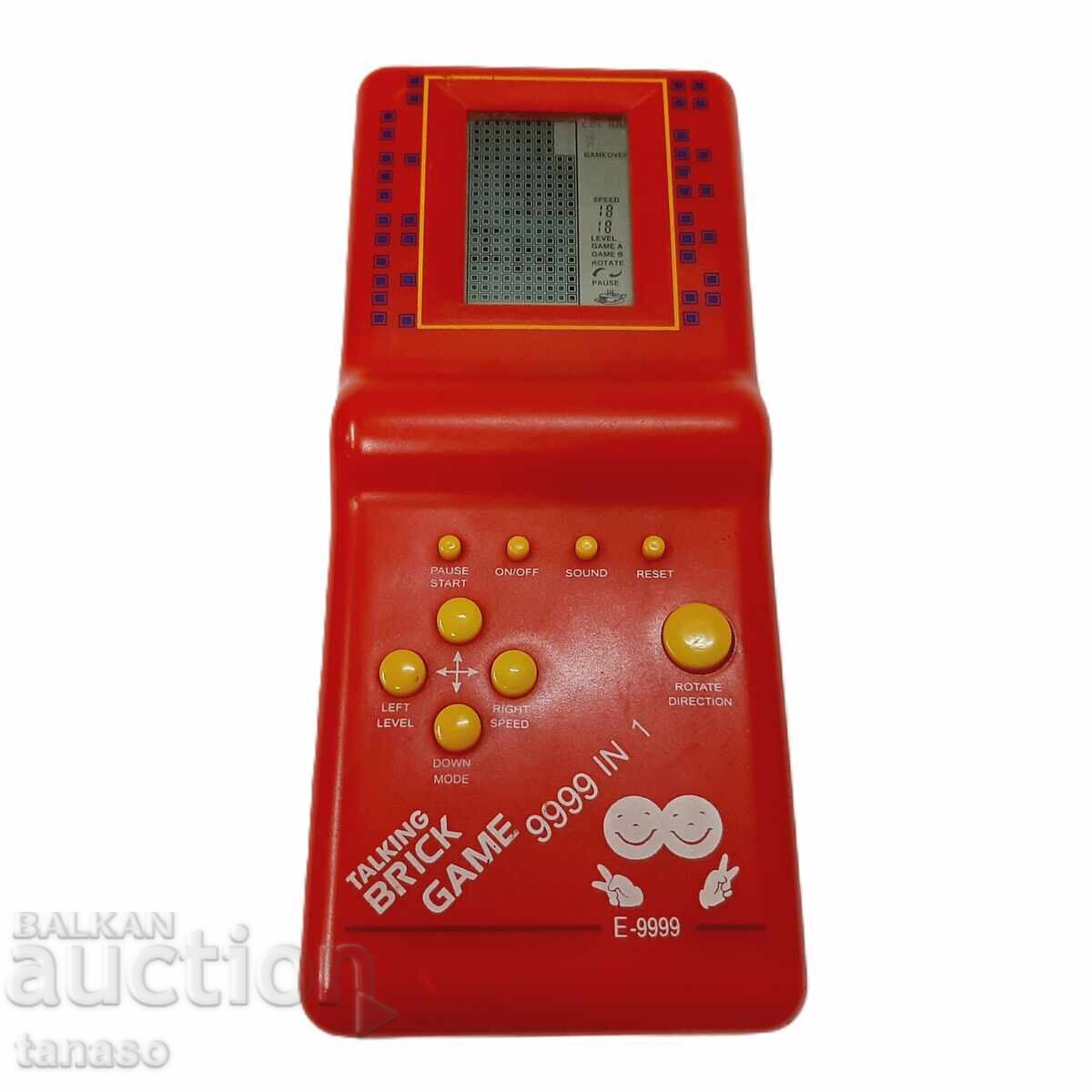 Joc electronic retro Tetris / Brick Game 9999 în 1 din anii '90