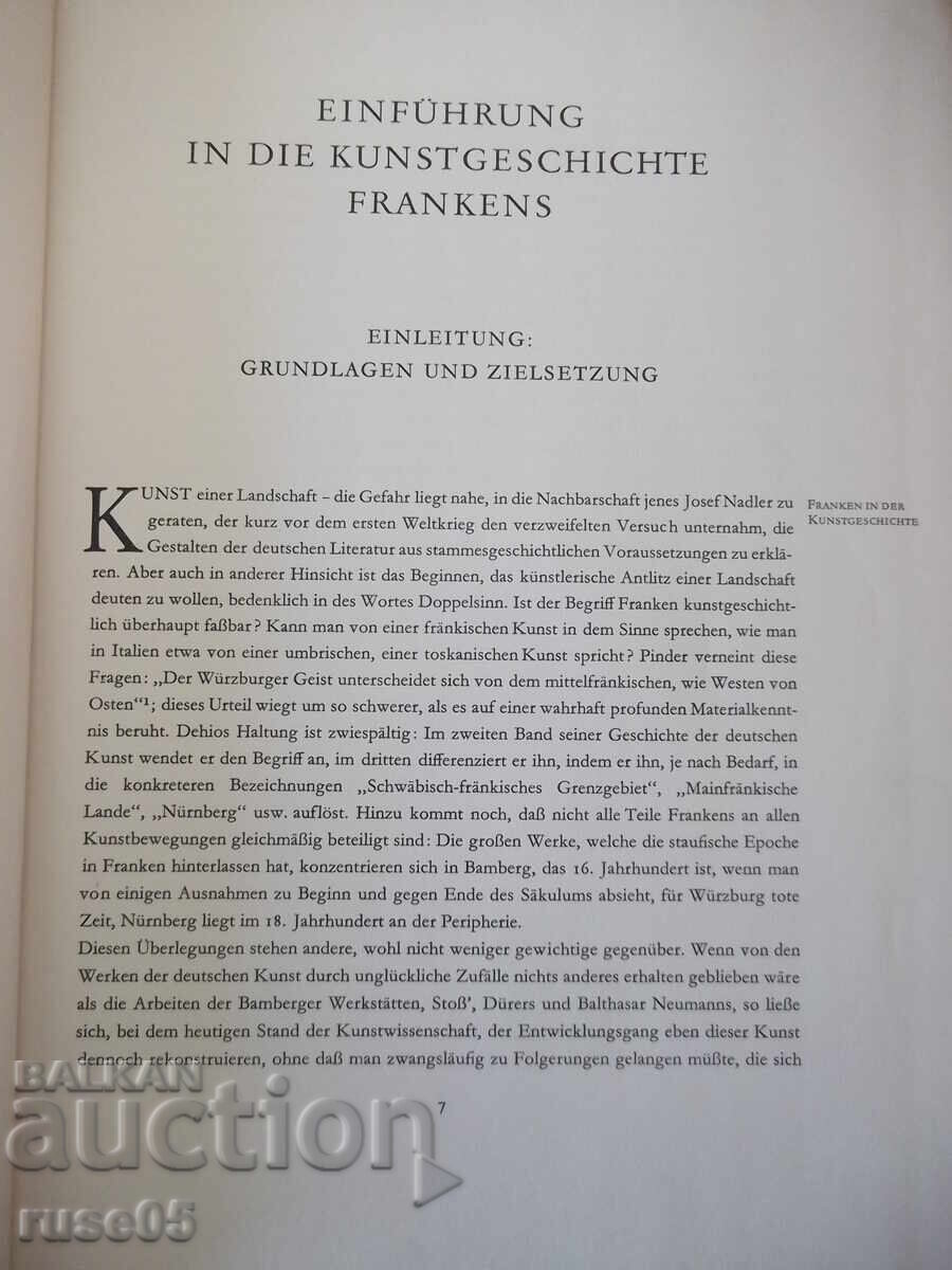 Delivery of Book "Franken-kunst einer landschaft- Georg Piltz"-226 pages