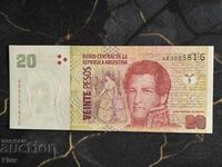 Bancnotă - Argentina - 20 pesos UNC | 2003