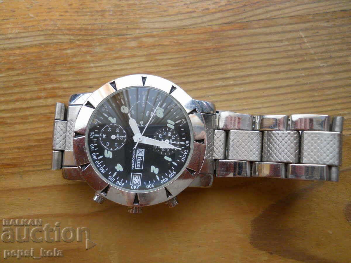 Men's Quartz Chronograph Watch "Time" with price € 8.00 | 15.65 BGN