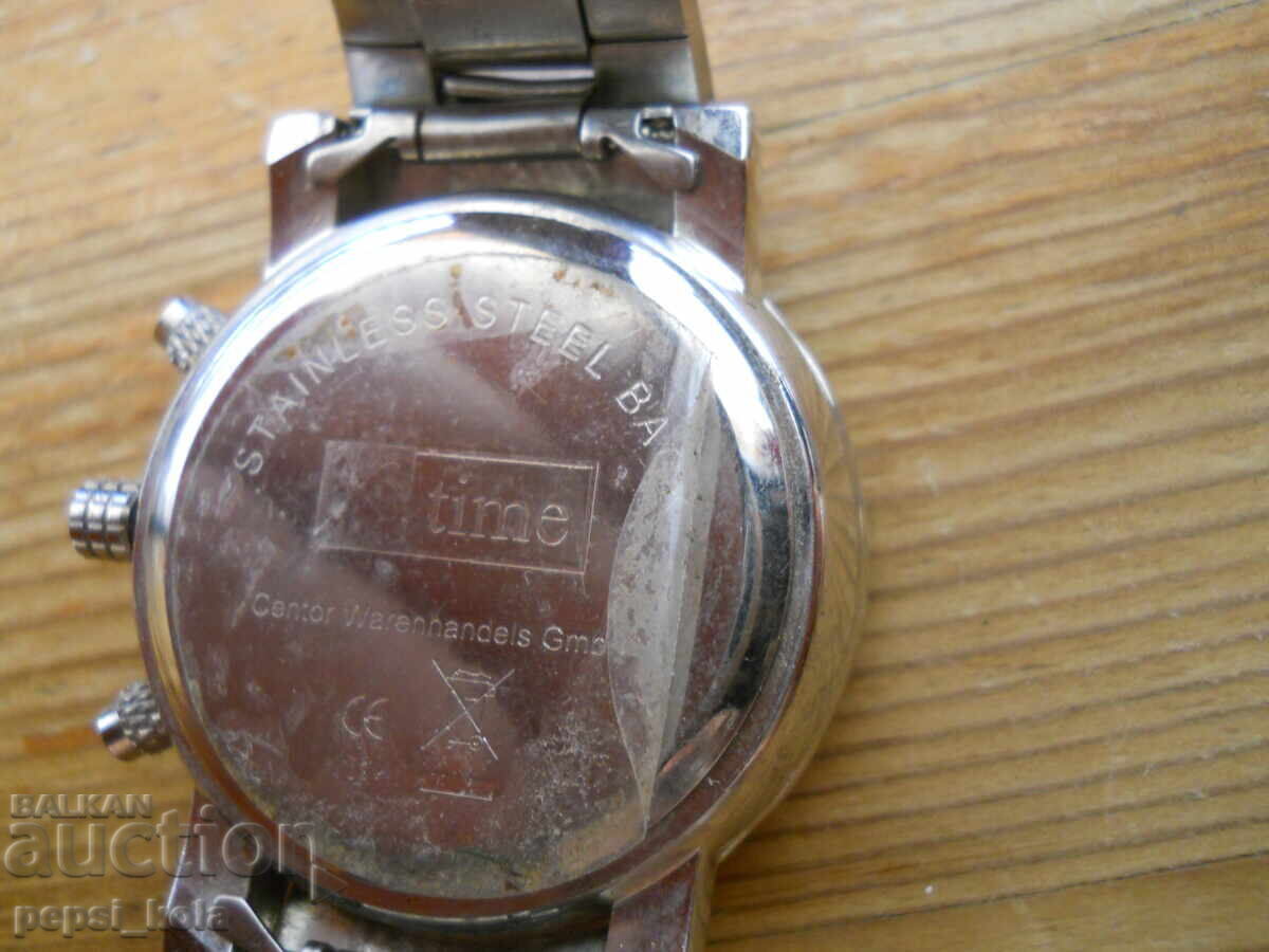 Auction  Men's Quartz Chronograph Watch "Time"