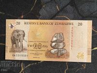 Bancnotă - Zimbabwe - 20 ZiG UNC | 2026