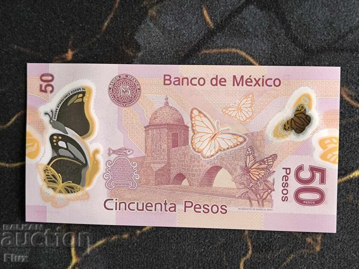 Bancnotă - Mexic - 50 pesos UNC | 2017 cu preț € 8.75 | 17.11 BGN