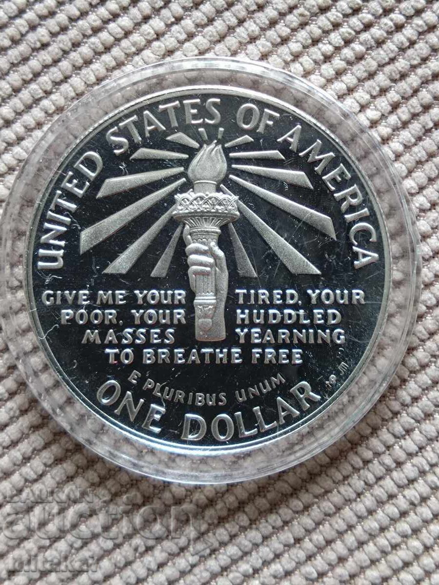 1 dolar 1986, SUA