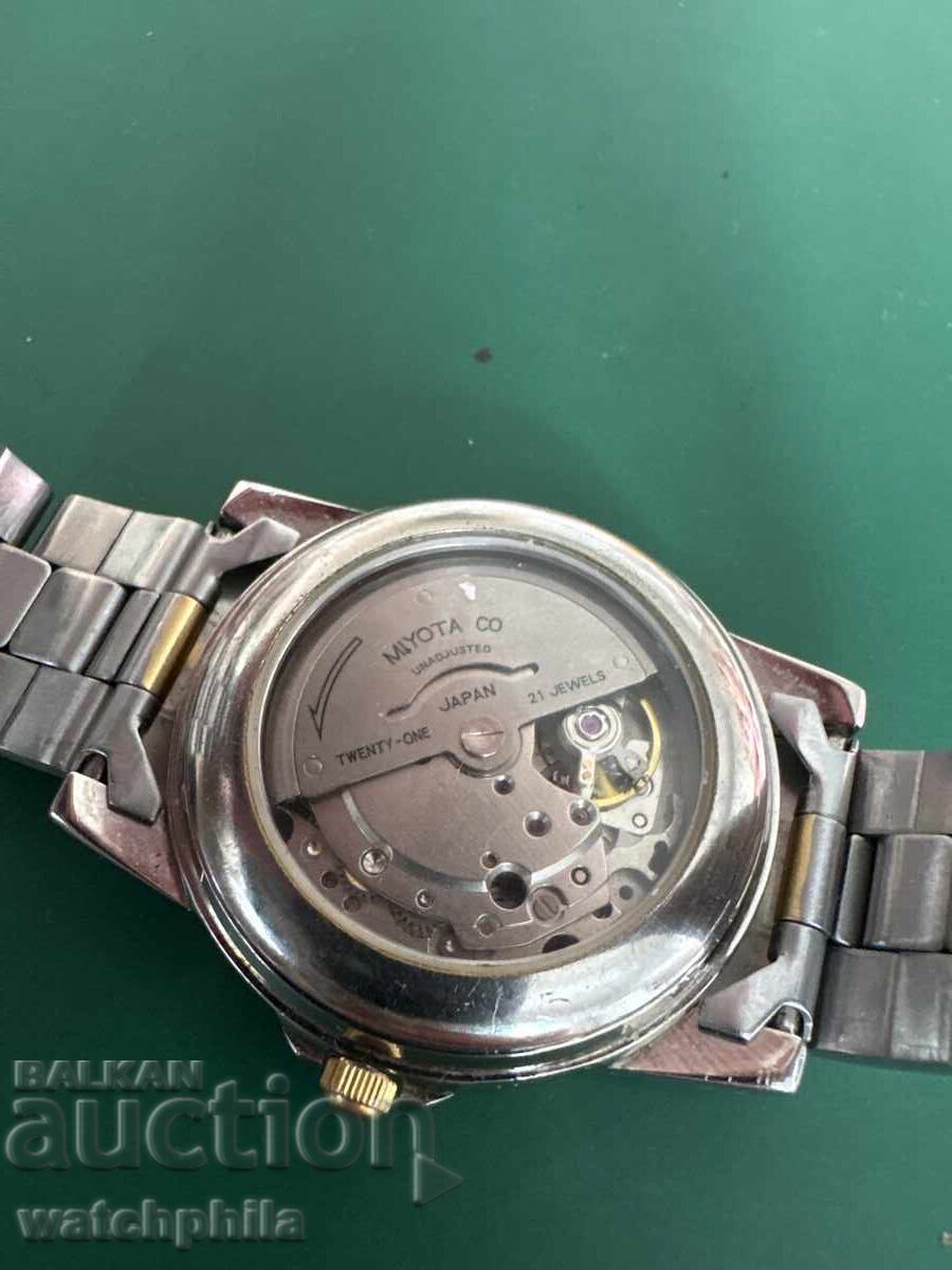 Ceas bărbătesc rar Caravelle Automatic din aur și oțel - 5