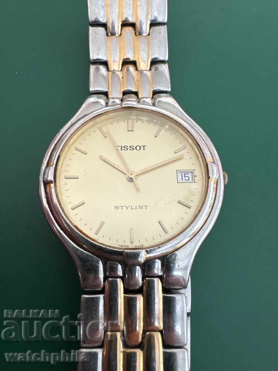 Tissot Stylist рядък мъжки часовник. Работи отлично с цена € 0.01 | 0.02 лв.
