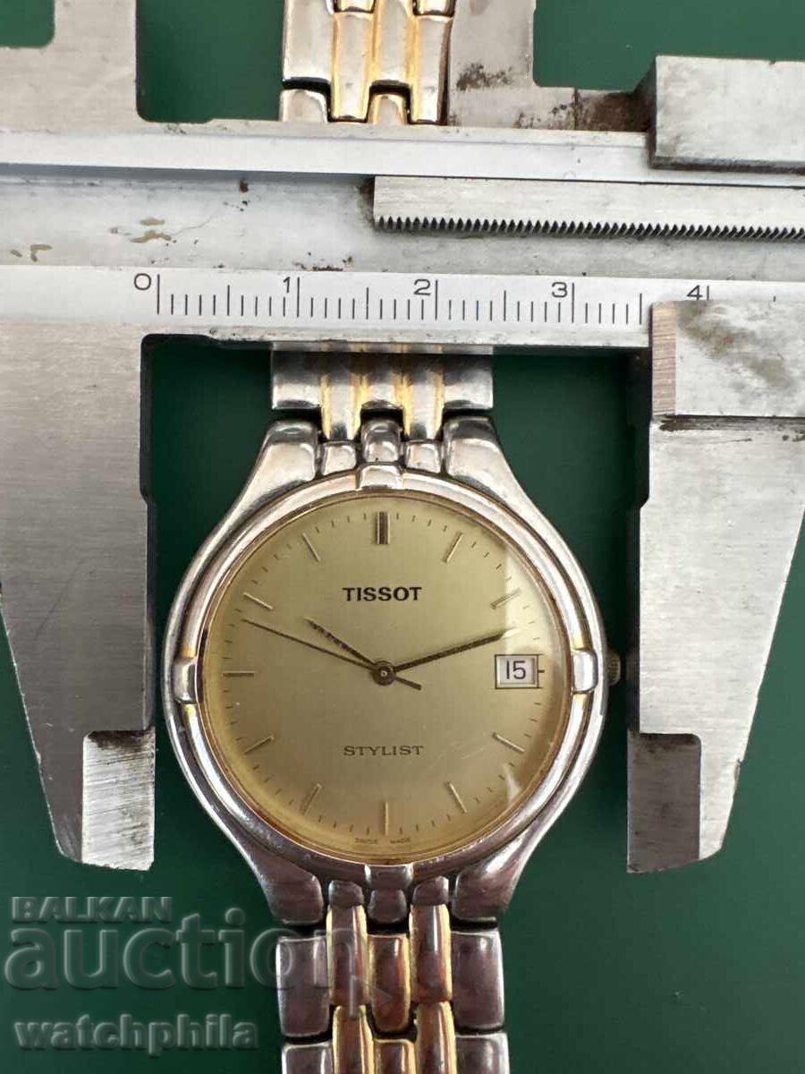 Tissot Stylist рядък мъжки часовник. Работи отлично - 6