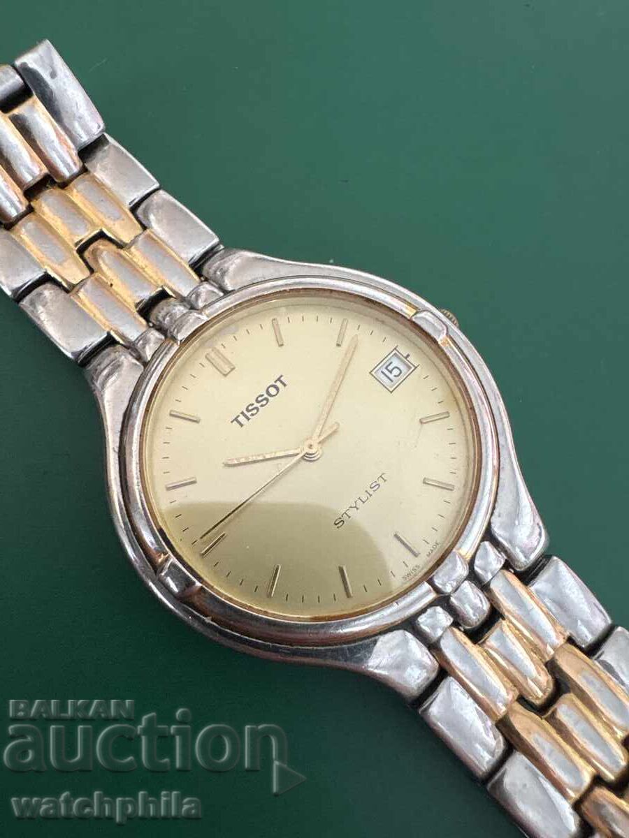 Tissot Stylist рядък мъжки часовник. Работи отлично
