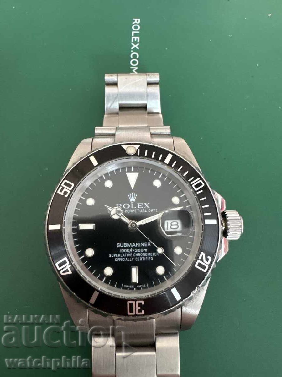Rolex Submariner Automatic. Стомана, мъжки часовник. Реплика с цена € 5.50 | 10.76 лв.