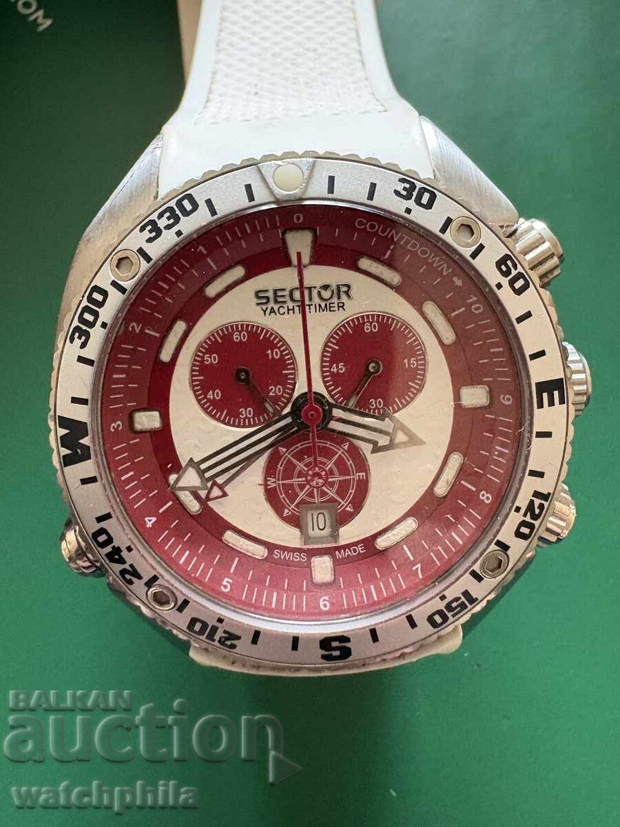 Ceas bărbătesc Sector Yacht Timer GMT, fabricat în Elveția. Rar cu preț € 3.50 | 6.85 BGN