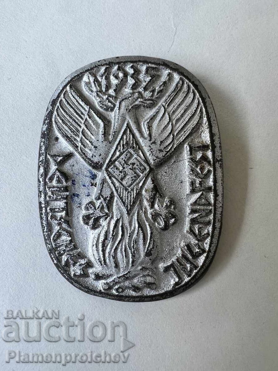 РЯДКА АВТЕНТИЧНА ЗНАЧКА ЗНАК 1935 Г. ТРЕТИ РАЙХ АДОЛФ ХИТЛЕР