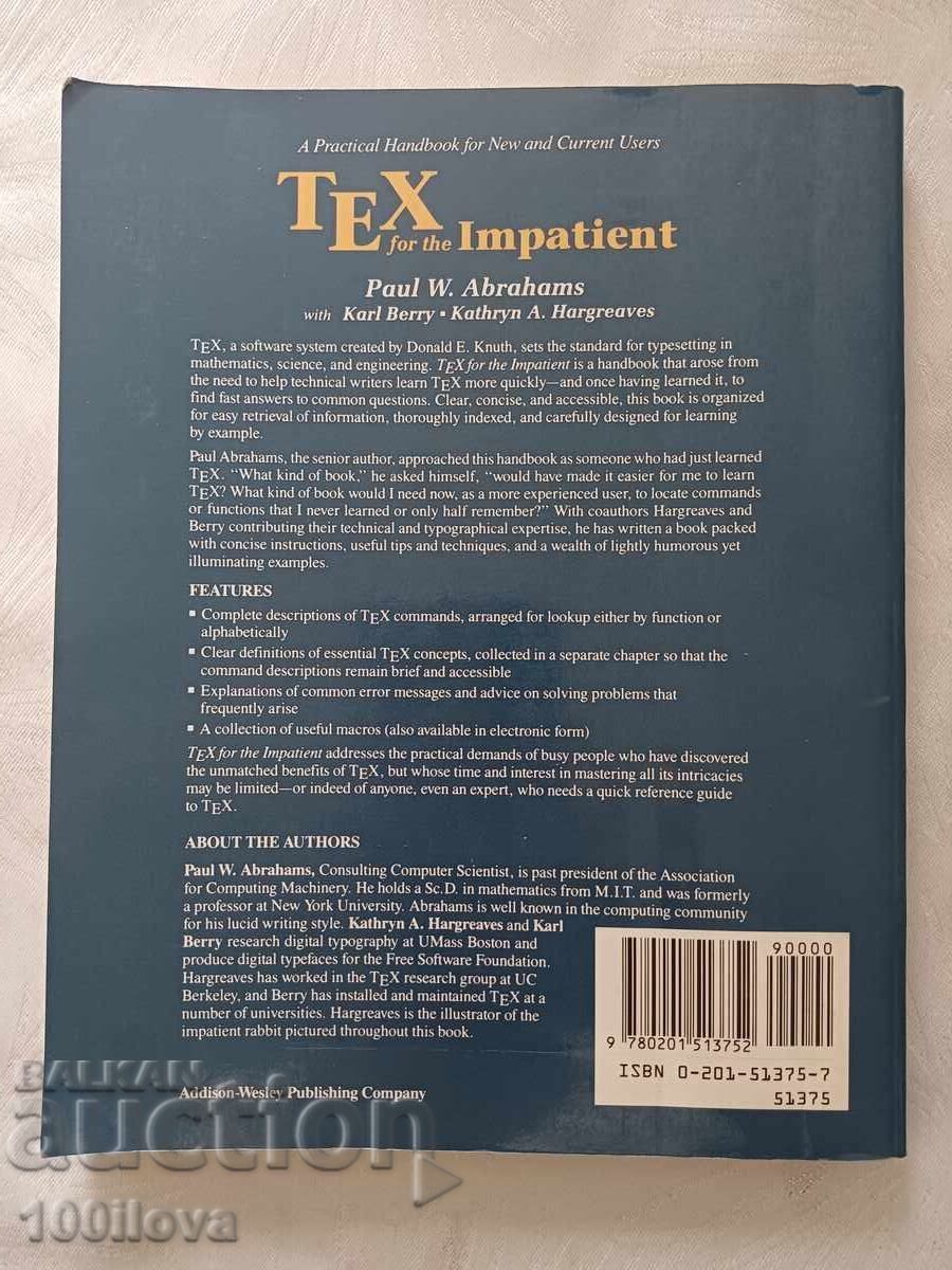TeX pentru nerăbdători cu preț € 11.00 | 21.51 BGN