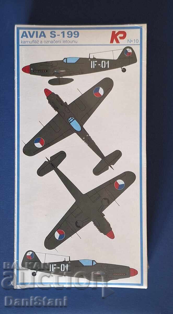 Machetă avion la scară 1:72, AVIA S-199 cu preț € 18.99 | 37.14 BGN