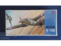 Machetă avion la scară 1:72, AVIA S-199