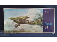 Machetă avion la scară 1:72, Skoda D.1