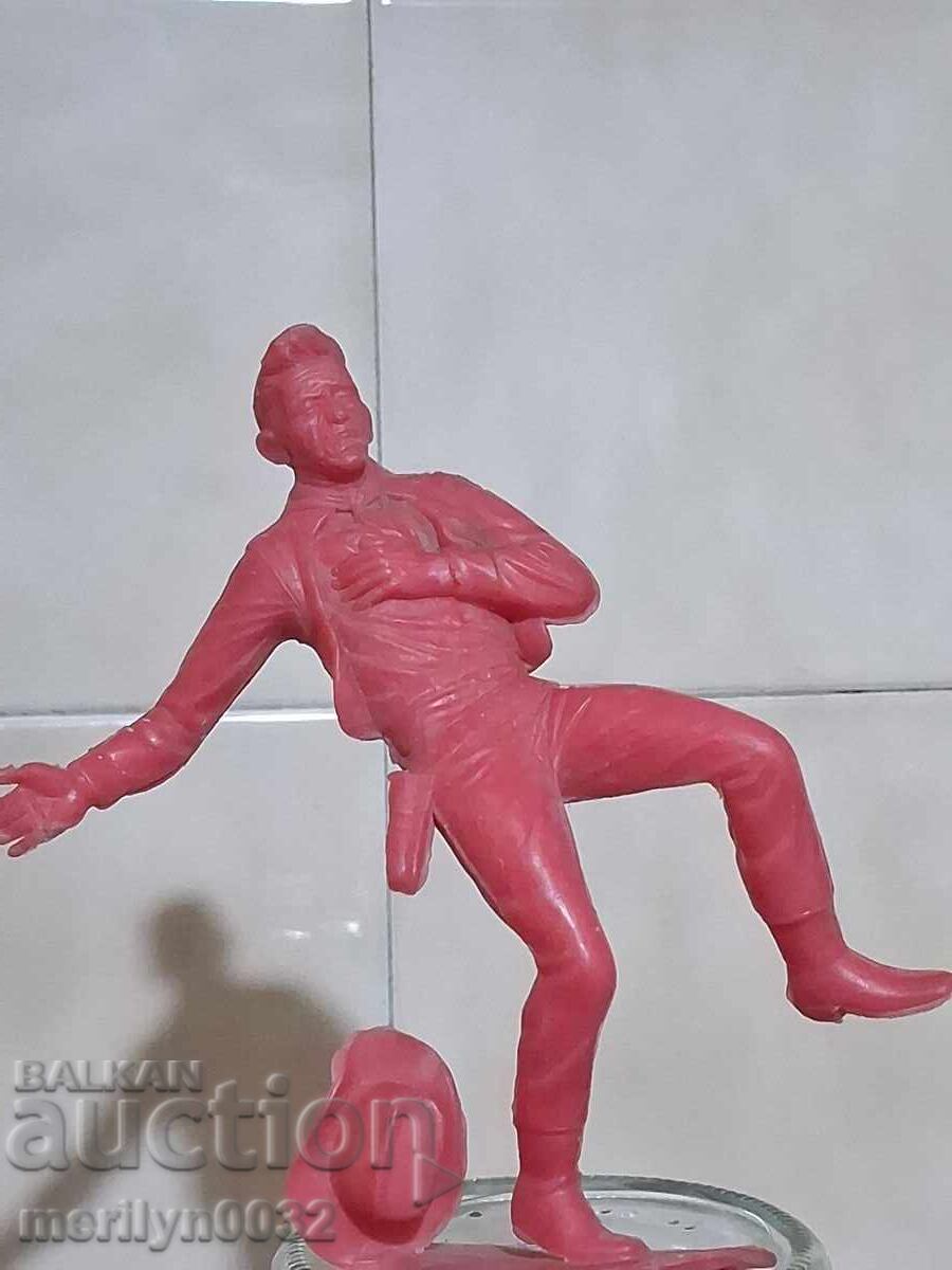 Jucărie figurină cowboy din plastic, sfârșitul anilor '70 cu preț € 18.05 | 35.30 BGN