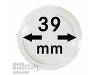Lindner capsule pentru monede – pachet 10 bucăți - 39 mm /c