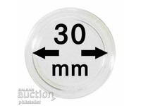 Lindner capsule pentru monede – pachet 10 bucăți - 30 mm /c