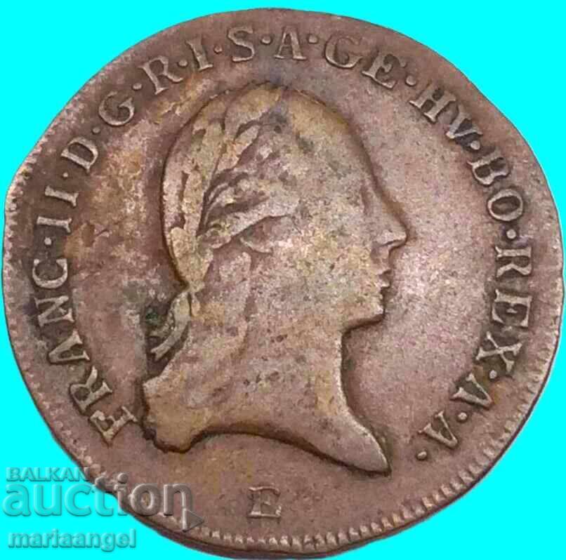 Austria 1 Kreuzer 1800 E - Karlsburg Franz II - σπάνιο