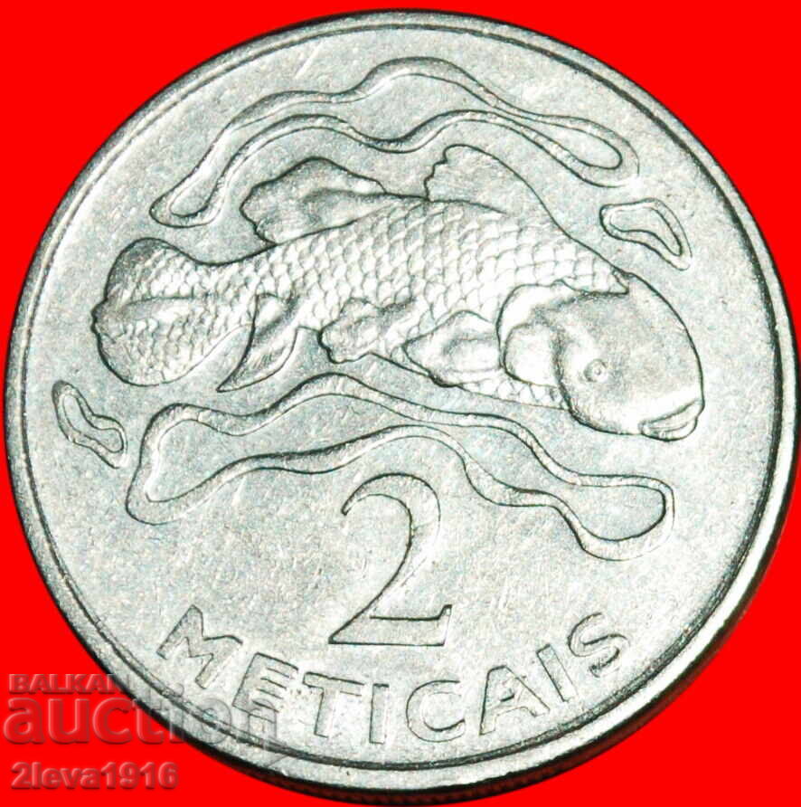 Ⰺ FISH: MOZAMBIQUE ★ 2 METICAIS 2006!