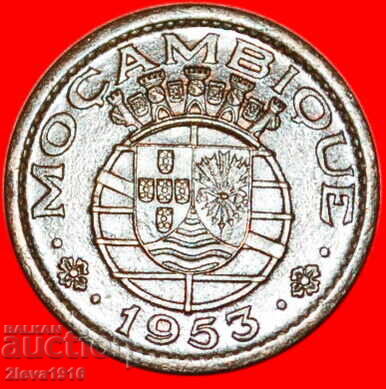 PORTUGALIA (1953-1957): MOZAMBIC ★ 50 CENTAVOS 1953