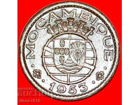 PORTUGALIA (1953-1957): MOZAMBIC ★ 50 CENTAVOS 1953