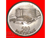 Ⰺ PISTOL KALASHNIKOV AK-47 ★ MOZAMBIC ★ 500 METICAIS 1994 UNC