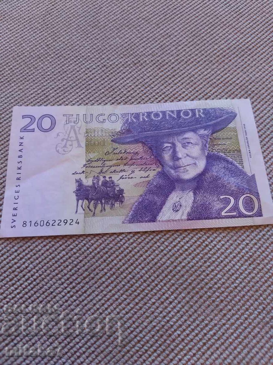 20 κορώνες 1998, Σουηδία
