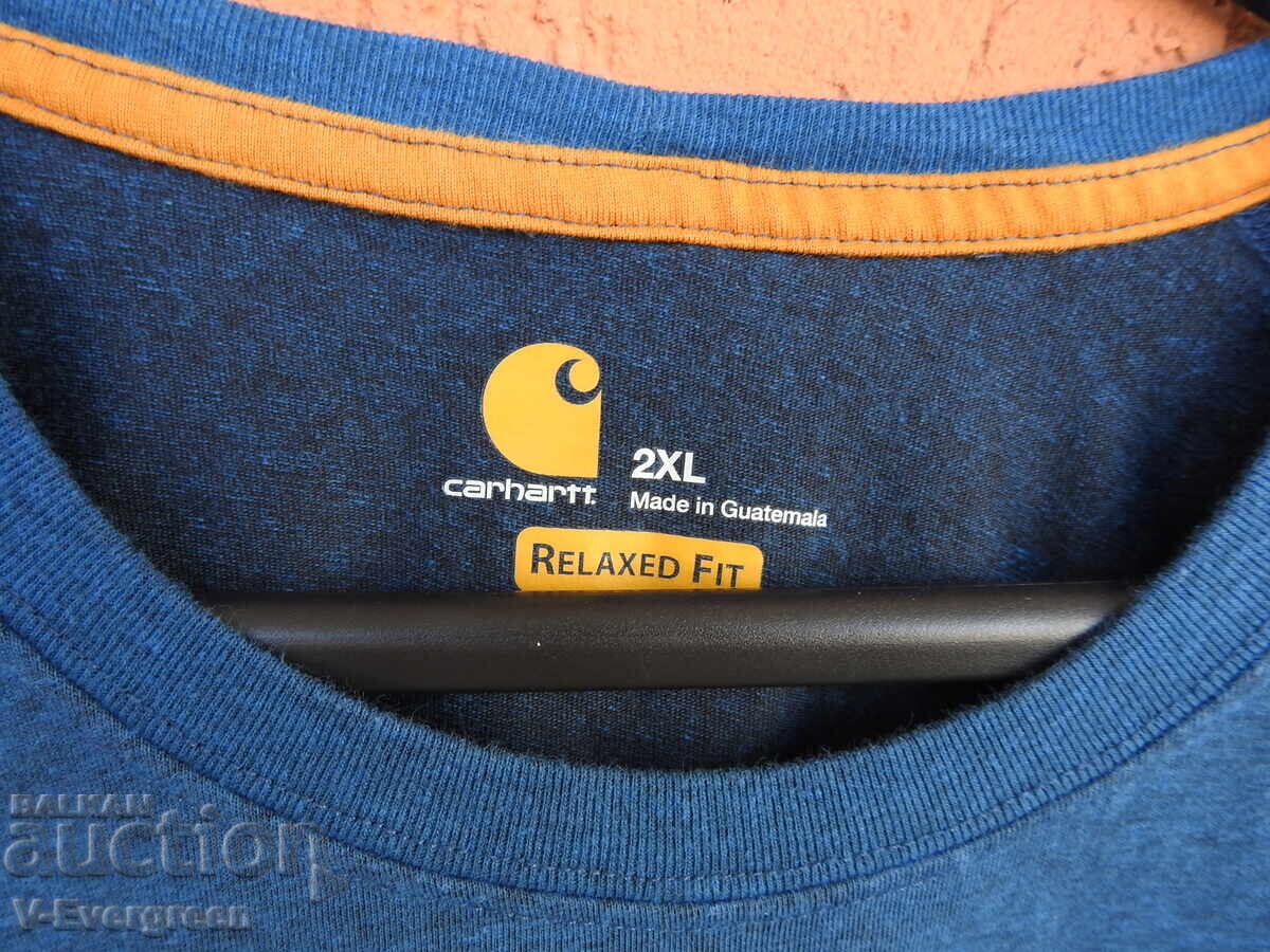 Livrarea Tricou original Carhartt albastru (2XL/3XL)