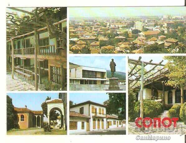 Картичка  България  Сопот 3*
