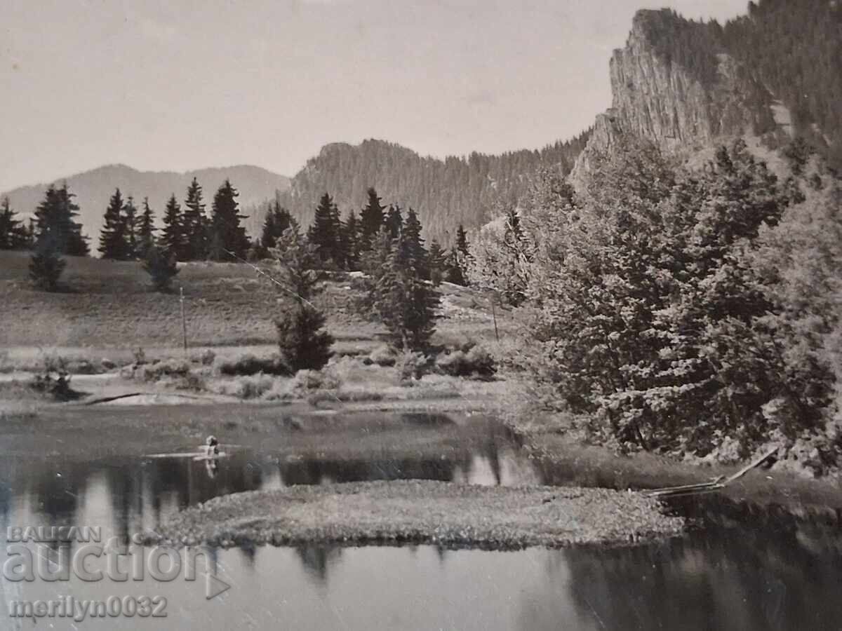 Carte poștală foto Smolyan 1960 Lacul Carte poștală foto Smolyan 1960 Lacul