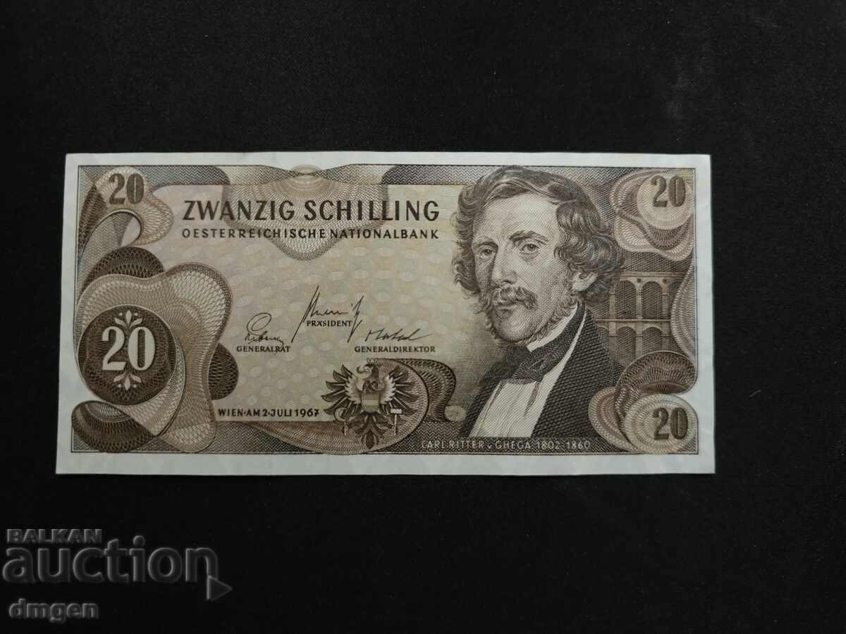 20 Schilling Austria 1967