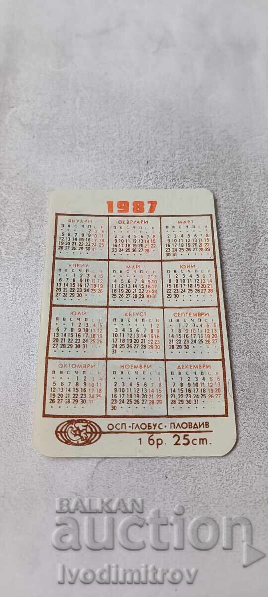 Calendar lup tras de un delfin 1987 cu preț € 0.88 | 1.72 BGN