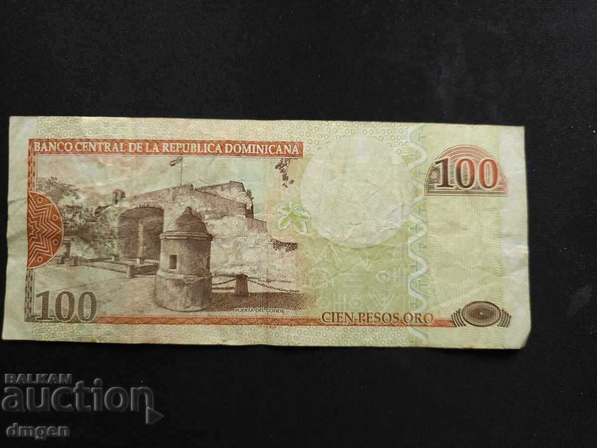 100 pesos Republica Dominicană 2003 cu preț € 4.50 | 8.80 BGN 100 pesos Republica Dominicană 2003 cu preț € 4.50 | 8.80 BGN