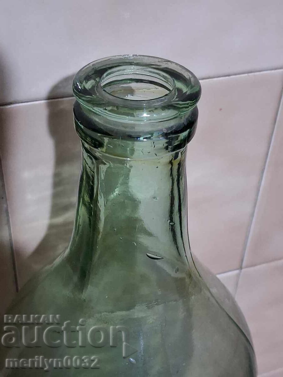 Licitație Sticla pentru apa minerala 3 litri sticla anii 1960 cu dop