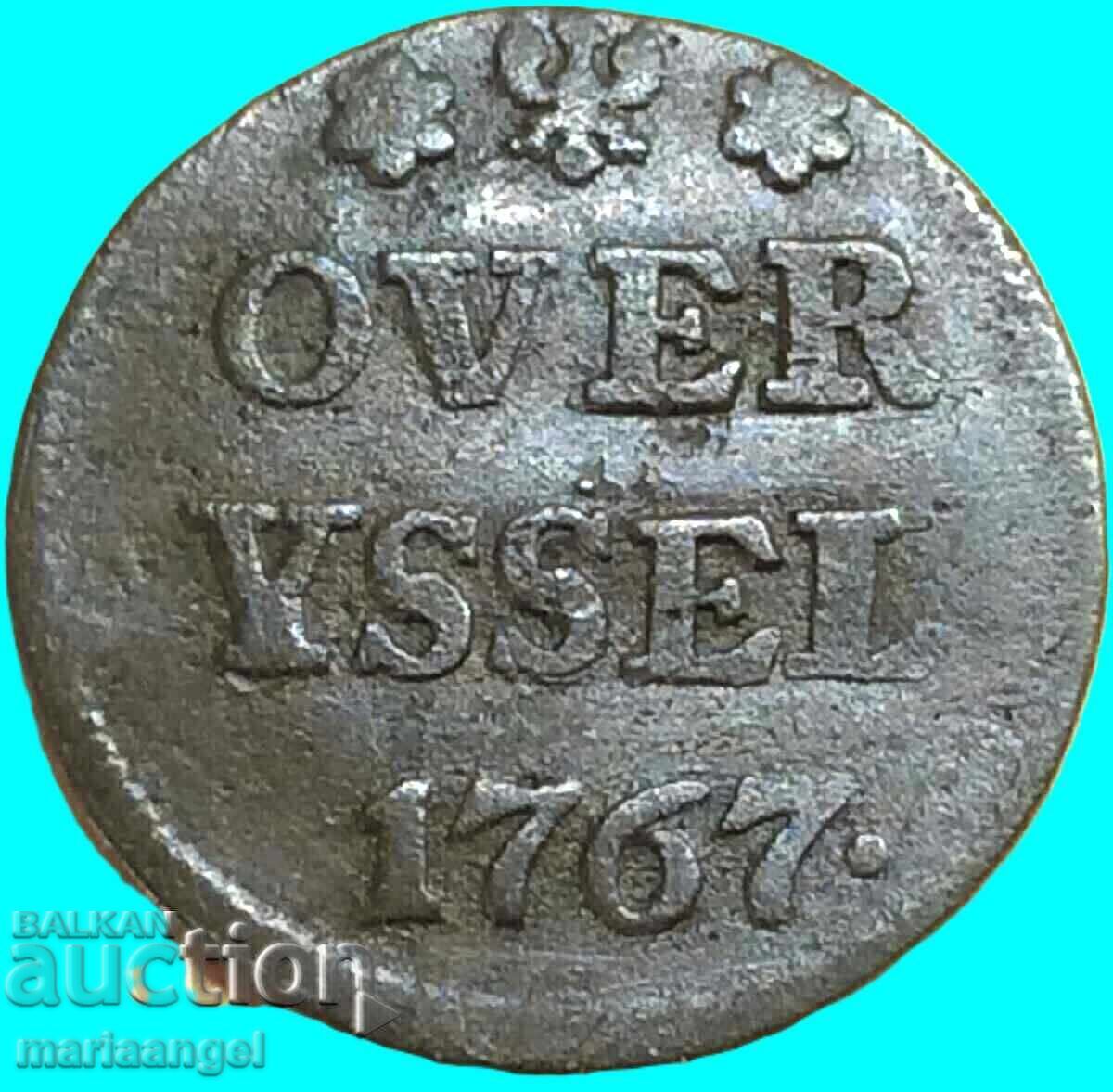 Olanda 1 liard 1767 Overijssel cu preț € 12.00 | 23.47 BGN