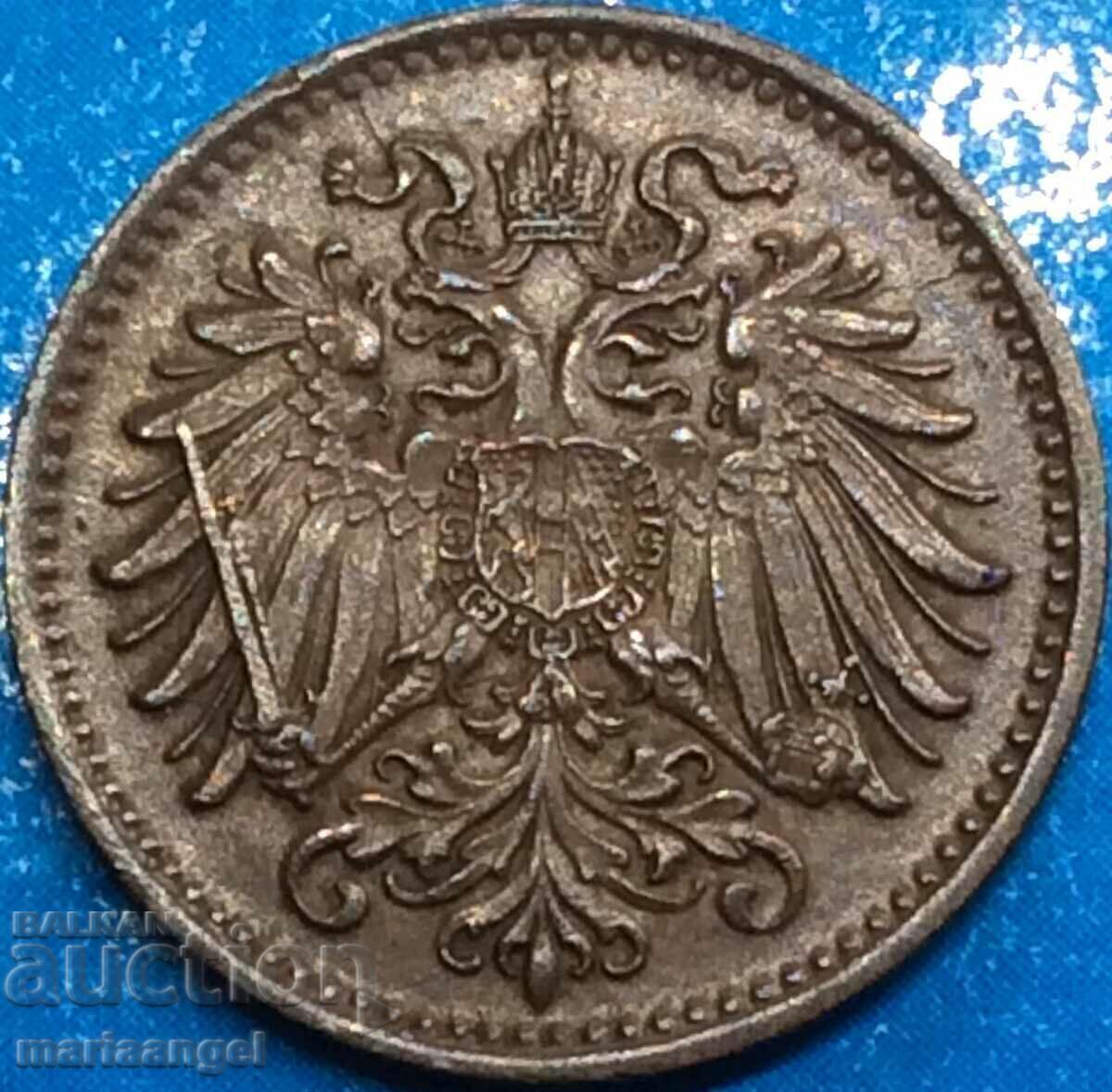 Licitație Austria 1 Heller 1894