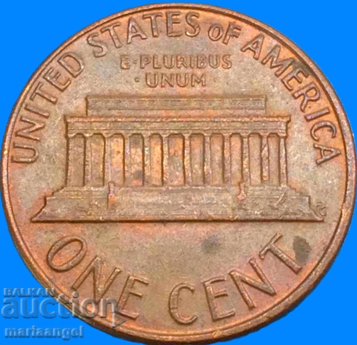 1 Cent 1975 SUA președinte Lincoln cu preț € 0.99 | 1.94 BGN