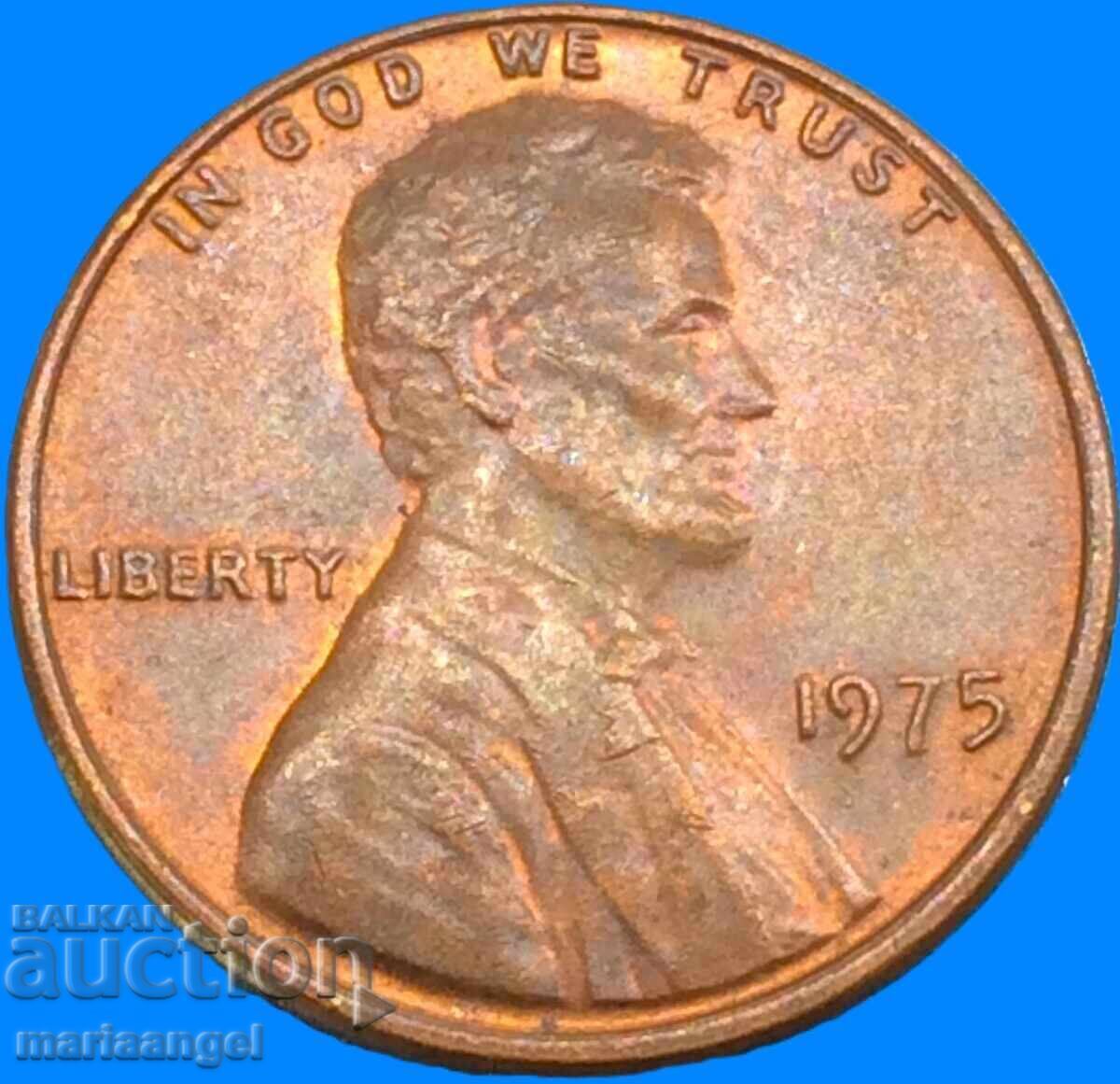 1 Cent 1975 SUA președinte Lincoln - 7