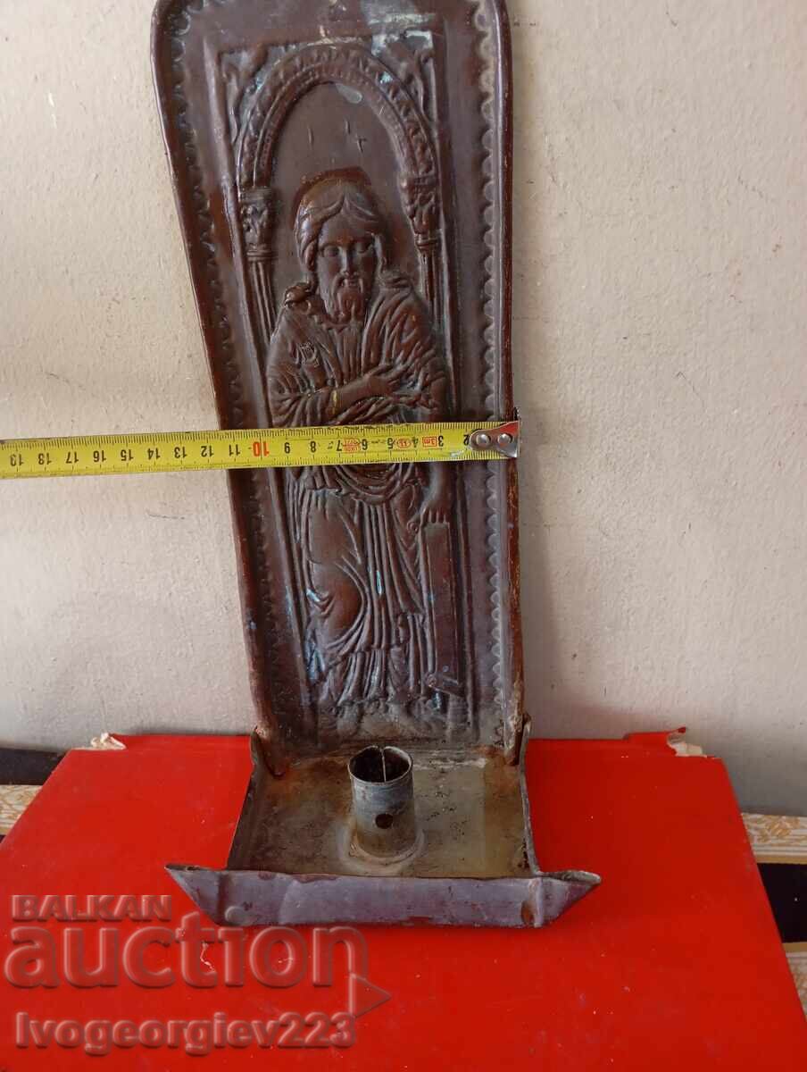 Livrarea veche candelă din cupru, cădelniță, sfeșnic Livrarea veche candelă din cupru, cădelniță, sfeșnic