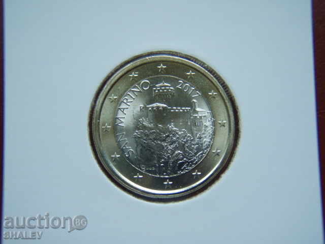 Аукцион 1 Euro 2017 San Marino (1 евро Сан Марино) - Unc (евро)