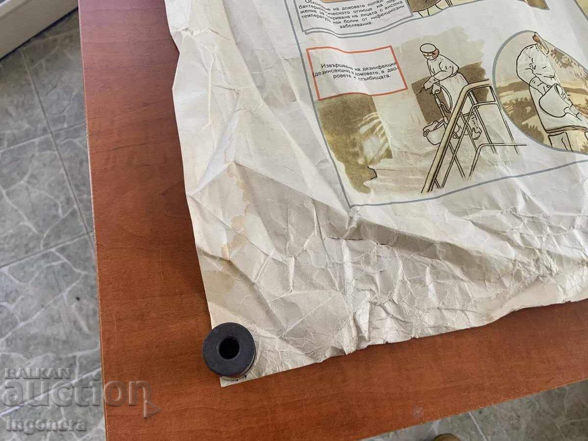 PLANȘĂ EDUCAȚIVĂ MILITARĂ APĂRARE CIVILĂ - 98 X 70 CM - 6