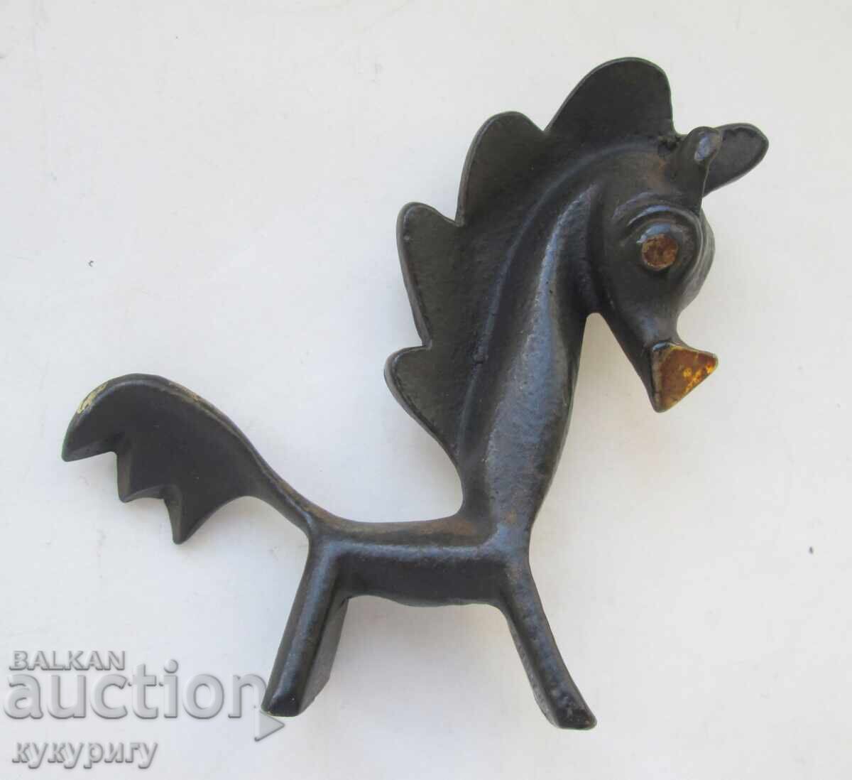 Vintage Russian cast iron art figurine statue Little Horse cast iron - 6