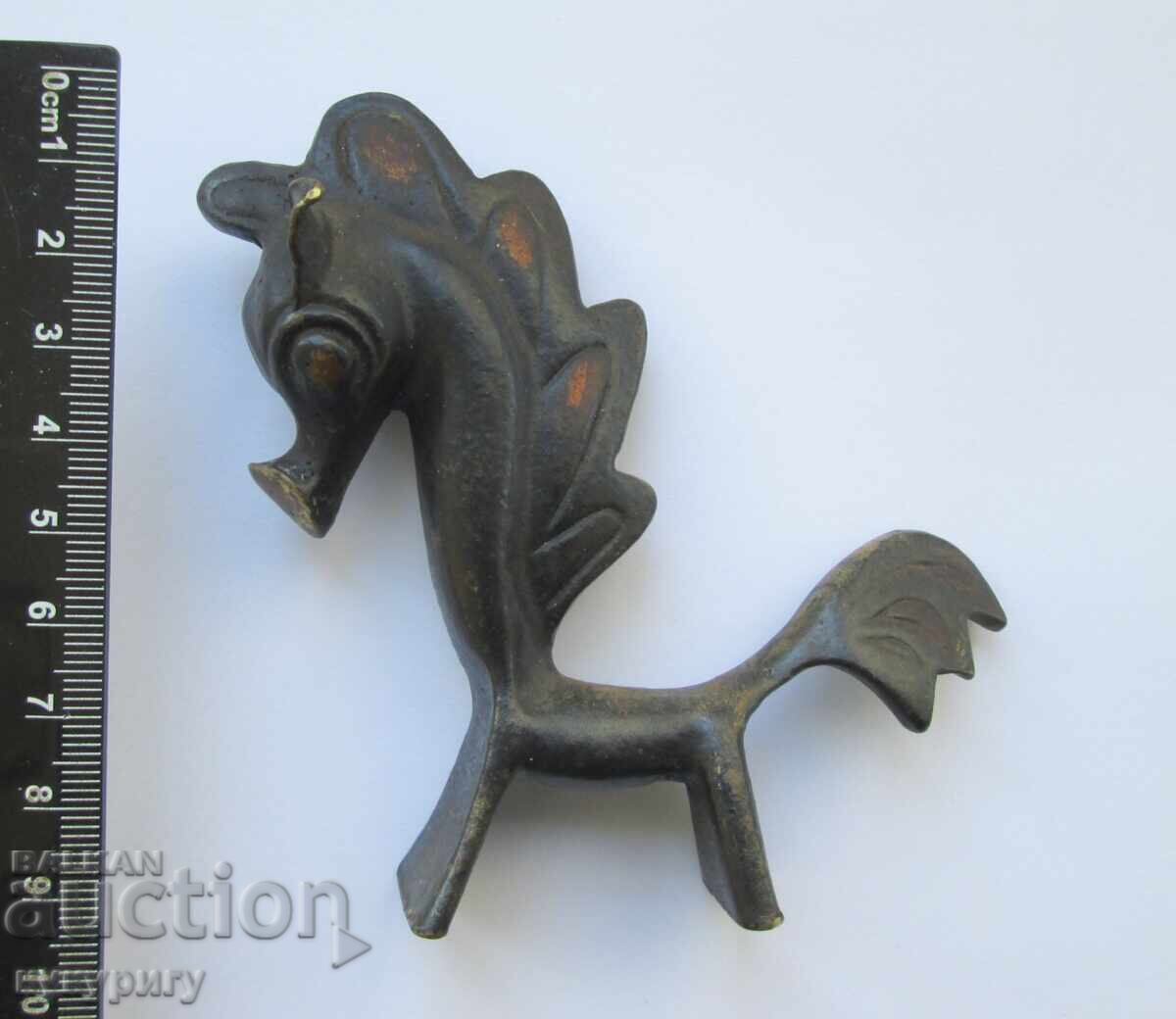 Vintage Russian cast iron art figurine statue Little Horse cast iron - 7