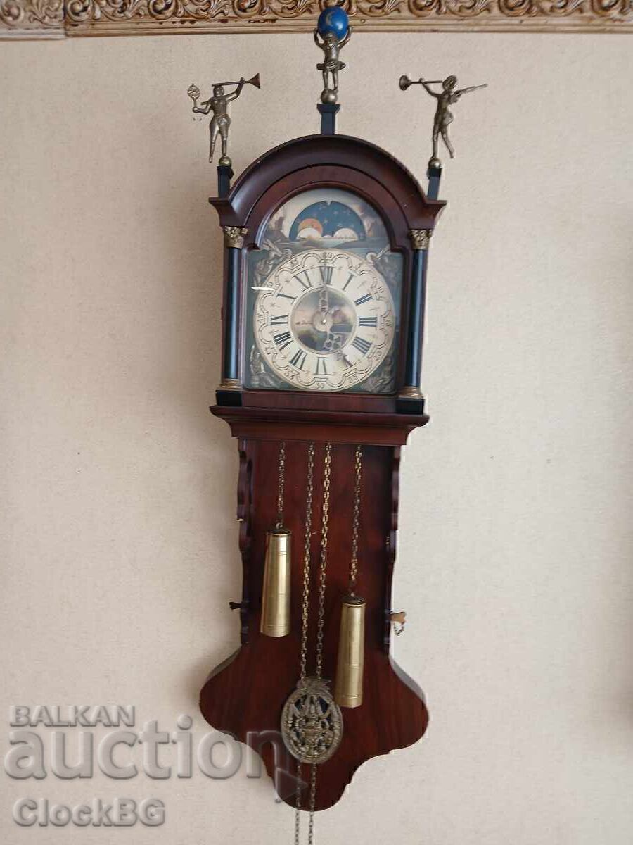 Dutch Frisian wall clock (Staartklok) Dutch Frisian wall clock (Staartklok)
