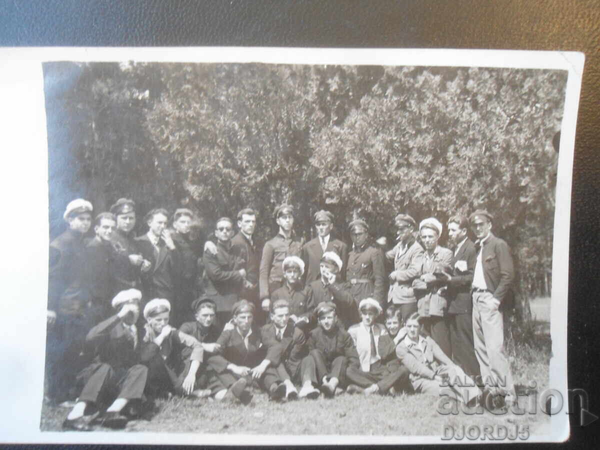Fotografie veche, 22.VI.1929, Sofia, În Grădina Borisova