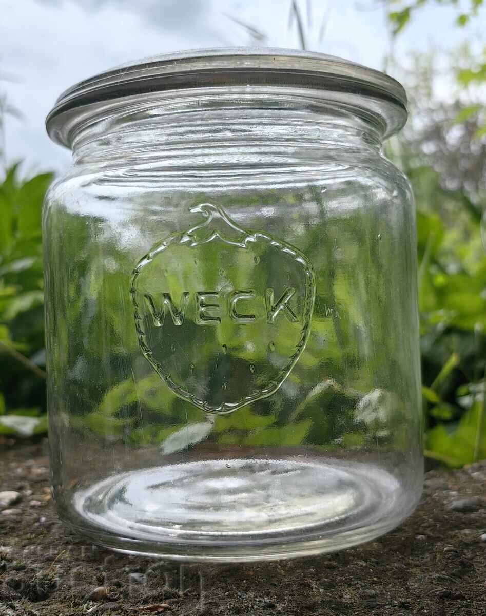 Livrarea BORCAN VECHI DIN STICLĂ WECK
