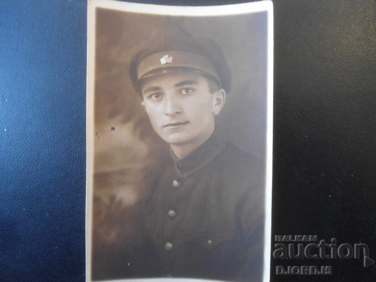 Old photograph, 29.V.1927, Sofia, 6th grade student