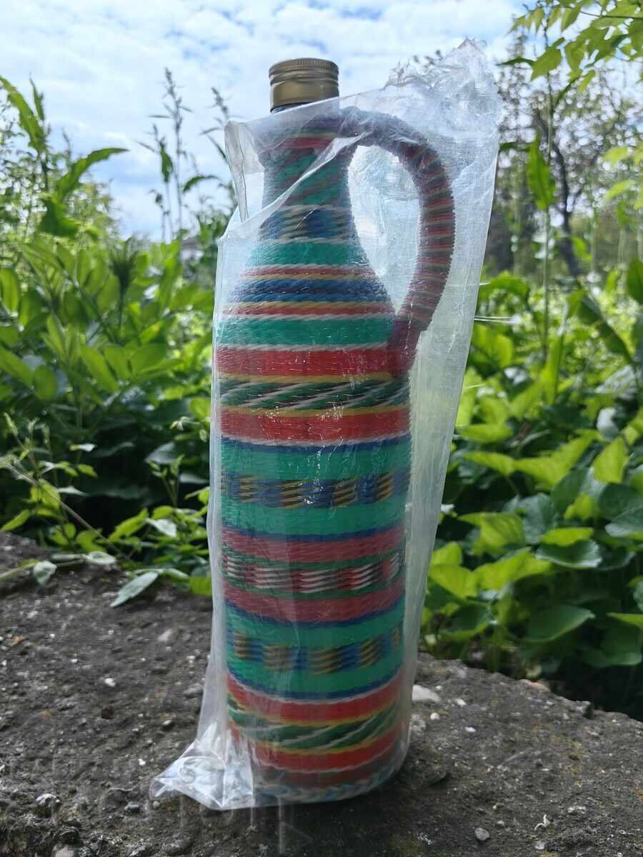 DAMIGIANĂ VINTAGE DIN STICLĂ ÎMPLETITĂ PERFECTĂ, REZISTENTĂ - 5